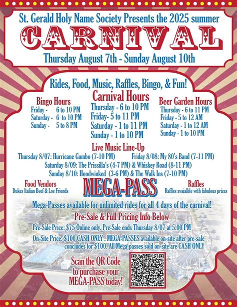 St. Gerald Parish Carnival 2025, St. Gerald Church, Oak Lawn, 7 August ...