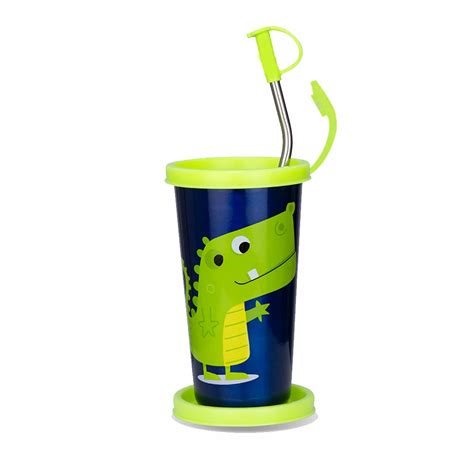 Shop Fully Steel Cartoon Straw Glass for kids online – PddFalcon