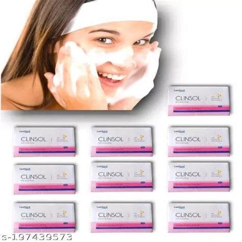 Clinsol Anti-acne Soap for Acne and Pimple Free Skin pack of 10 ...