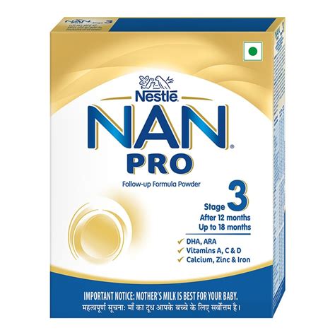 Buy Nestlé NAN PRO 3 Follow-Up Formula-Powder After 12 months, Up to 18 ...