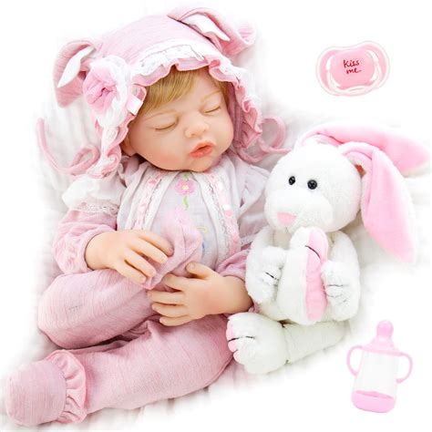 22-Inch Lifelike Reborn Baby Doll with Sweet Bunny India | Ubuy