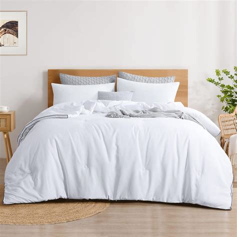 Amazon.com: Maple&Stone King Feather Down Comforter Heavyweight White ...