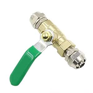 Sydien 8mm Quick Connect Ball Valve Shut Off Switch,1/4 inch Valve ...