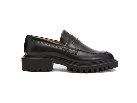 Black Penny Loafers For Women