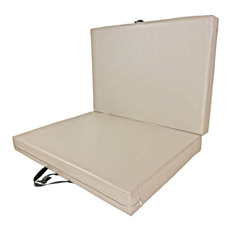 Materac asekuracyjny składany UNDERFIT 140 x 100 x 10 cm beżowy ...