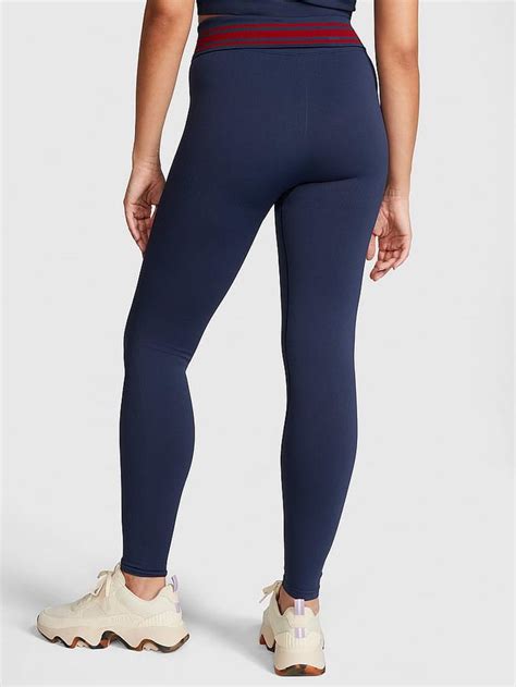 Buy PINK Flip It Seamless Foldover Leggings Online - Style ID ...
