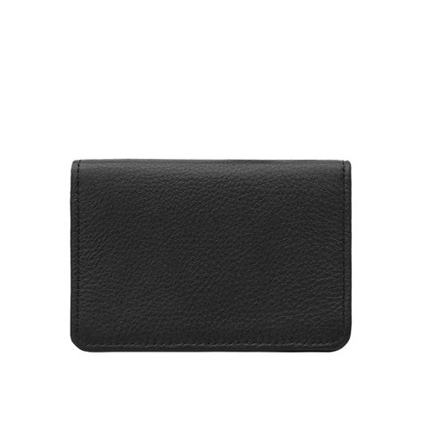 Elegant Black Ranch Card Holder for Men - Hidesign