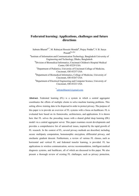 Federated Learning Applications 的图像结果