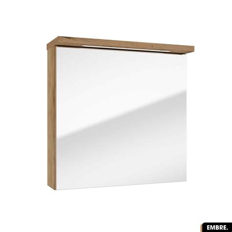 Mueble/espejo de baño - con LED | ÁMBAR | 60 x 60 x 25 cm | Leroy Merlin
