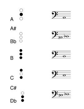 Image result for Baritone Music Notes