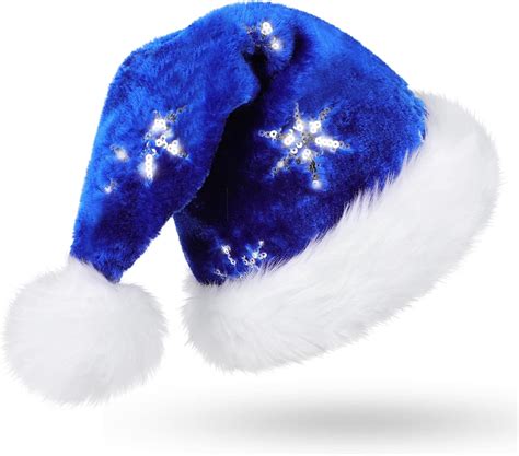 Amazon.com: Phyxin Santa Hat, Christmas Hat, Xmas for Adults, Women ...