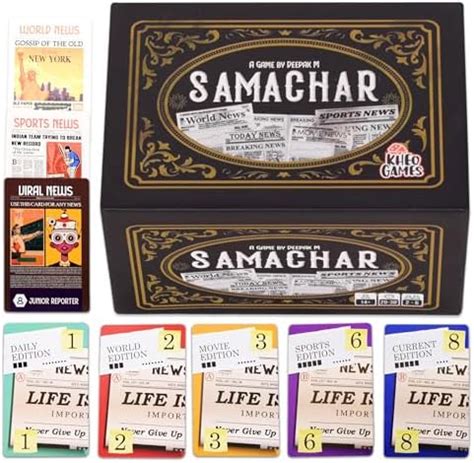 Kheo Games - Samachar - Card Game for 14+, Light Strategy, Fun Game for ...