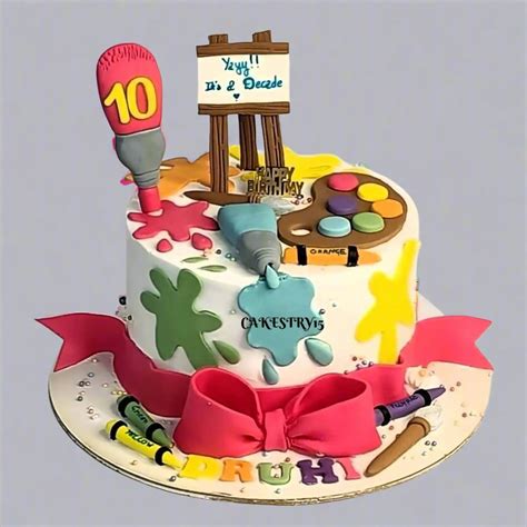 Artist Theme 1kg Birthday Cake - Creative Celebration – CAKESTRY15 ...