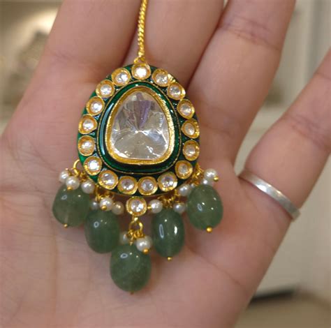 Ridhi kundan polki set – Rubys Creations