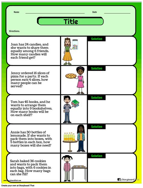 Image result for Solving Word Problems Involving Division of Whole Numbers