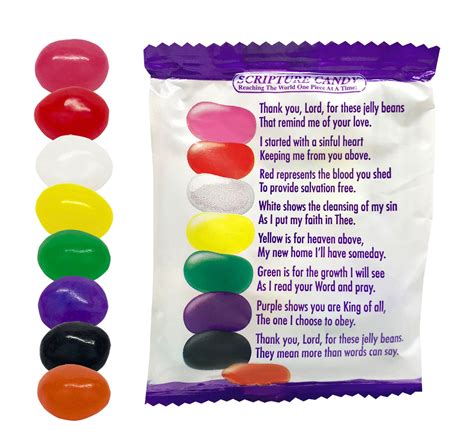 Jelly Bean Prayer – Scripture Candy
