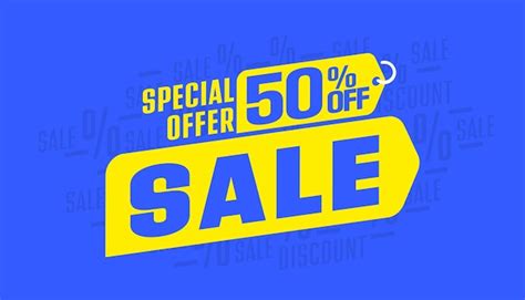 Sale banner percent off special offer | Premium Vector