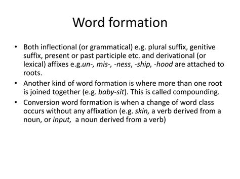 Image result for Word Class Formation
