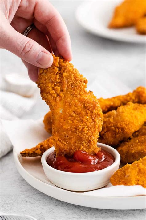 Cheez-It Breaded Chicken Fingers - The Cheese Knees