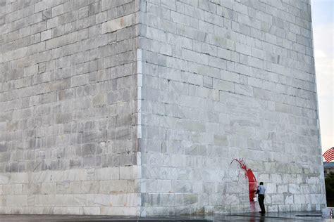 Download Washington Monument Cleaning Graffiti Wallpaper | Wallpapers.com