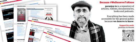 paranjoy.in | Official website of Paranjoy Guha Thakurta | Journalist ...