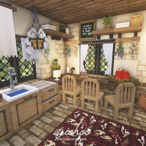 Image result for Minecraft Cottage Core Interior