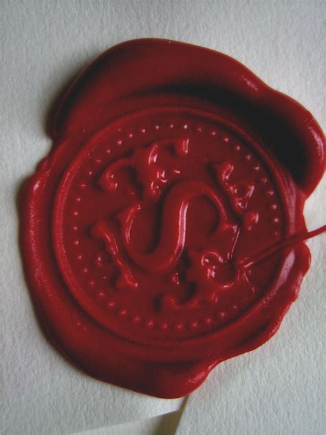 Wax Seal Stamp Letter S at Connor Alexander blog