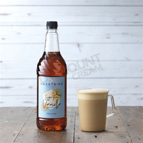 Sweetbird Vanilla Sugar Free Syrup 1L | Discount Cream