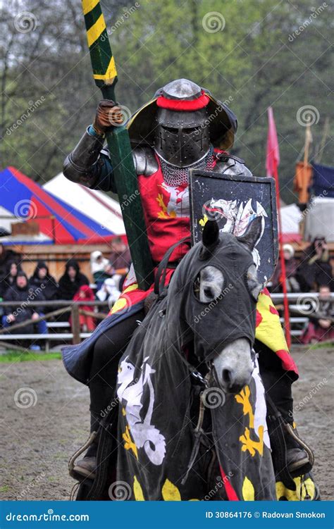 Medieval Knight on Horseback Stock Photo - Image of european, ancient ...