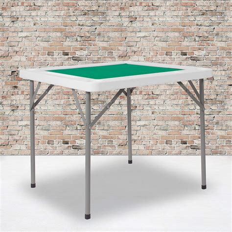 Amazon.com: EMMA + OLIVER Tannin Folding Game Table with Cupholders ...