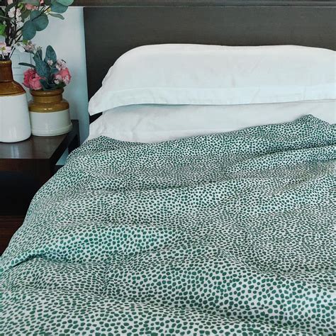 Buy Green Dot Print Soft Cotton Three-Layer Dohar