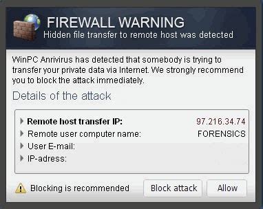 Image result for Windows Firewall Popup