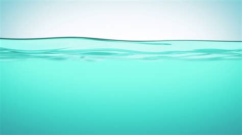 美丽的水面波浪近距离无缝。纯蓝色的水流动在慢动作循环3d动画。视频素材_ID:VCG42N1210753784-VCG.COM