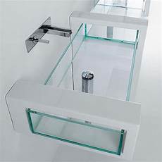 porta mensole vetro lavabo in vetro 120x35 5 d appoggio o sospeso con mensole porta mensole vetro lavabo in vetro 120x35 5 d appoggio o sospeso con mensole