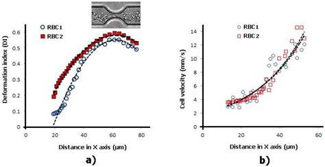 Deformation of Red Blood Cells, Air Bubbles, and Droplets in ...