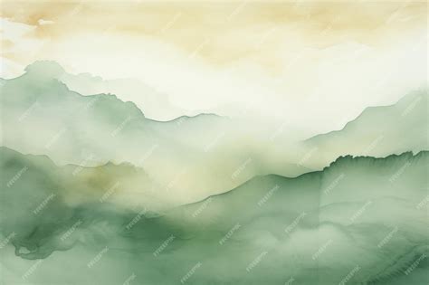 A muted green watercolor background backgrounds painting nature ...