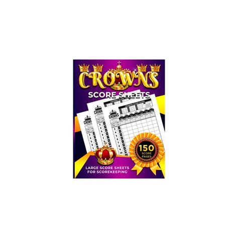 Crowns Score Sheets: Crowns Record Sheets | 150 | Ubuy India