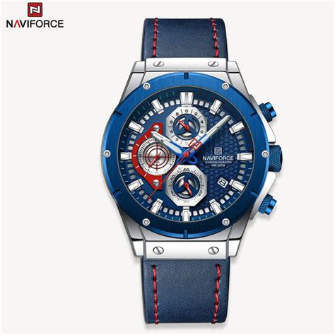 Jual Jam Tangan Original Naviforce 8027 Tali Kulit Garasi - Naviforce ...