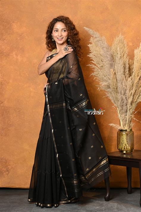 Buy VMI Exclusive Designer! Handloom Cotton Silk Saree With Broad ...