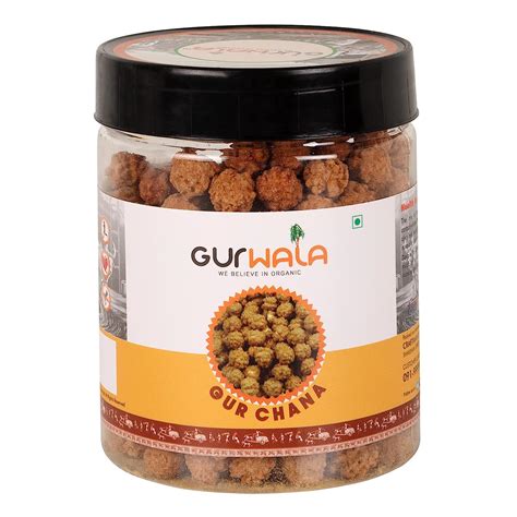 GURWALA Gur Chana | Jaggery Coated Chana | Immunity Booster (200 GM ...
