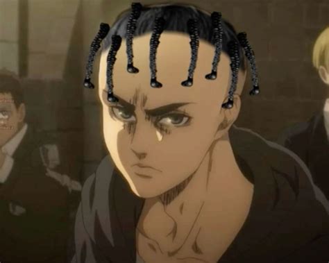 nonchalant dread head 🗣️🙏⁉️ | Attack on titan, Attack on titan funny, Memes