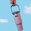 DOTT Steel Tumbler Vacuum Insulated Bottle with Handle & Straw for Both ...