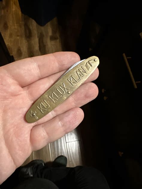 Recently got a bag of old knives from my grandfather, wouldn’t expect ...