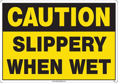 Image result for Caution Slippery Sign