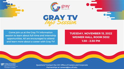 Gray Television Information Session - UF College of Journalism and ...