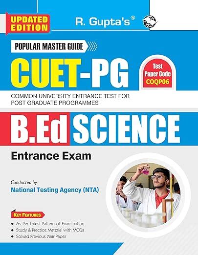 CUET-PG: B.Ed (SCIENCE) Entrance Exam Guide | RPH Editorial Board ...