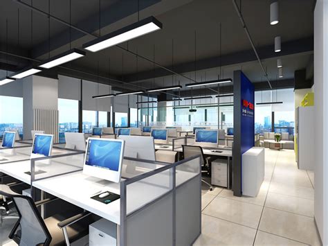 合肥办公室设计：2000平科技公司办公空间效果赏析 - 知乎