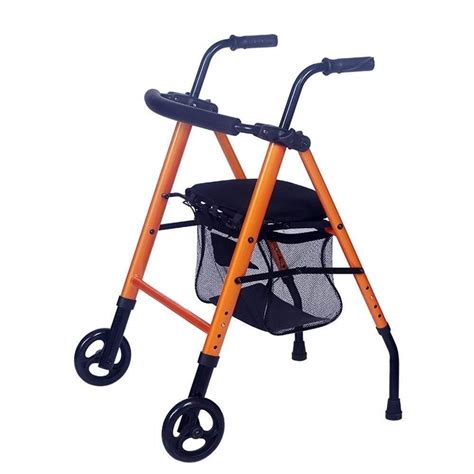 Buy Walking Frame Standard Walker Rollator Folding Roller Walker With ...