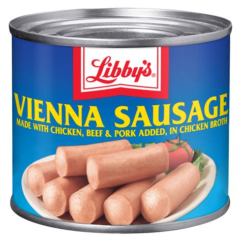 Libby's Vienna Sausage in Chicken Broth, Canned Sausage, 4.6 Oz ...
