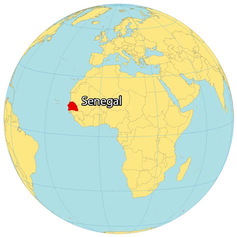Map of Senegal